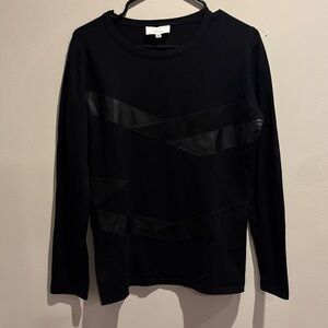 Milano Black Knit Top size L